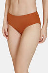 Zivame Low Rise Full Coverage No Visible Panty Line Hipster - Gold Flame — thumbnail 5